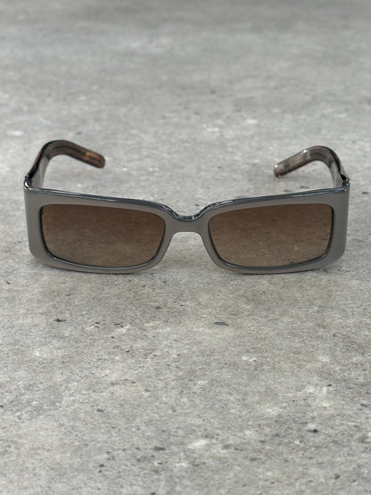 Givenchy 2000s Rectangular Monogram Sunglasses