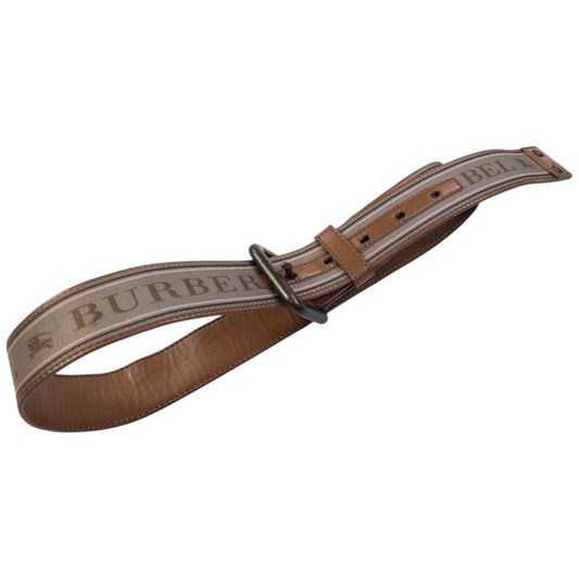 Vintage 2000s Burberry Blue Label Leather Belt Size L | O/S, Blue