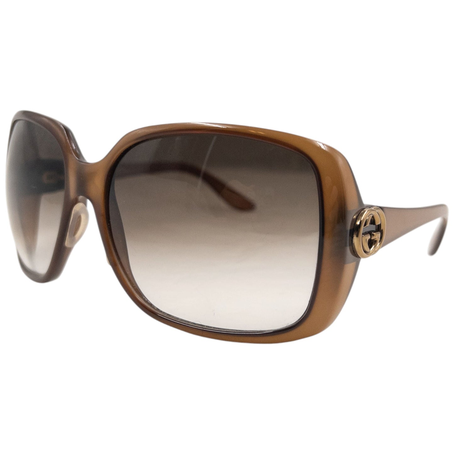 Vintage 2000s Gucci Oversized Sunglasses | O/S, Brown