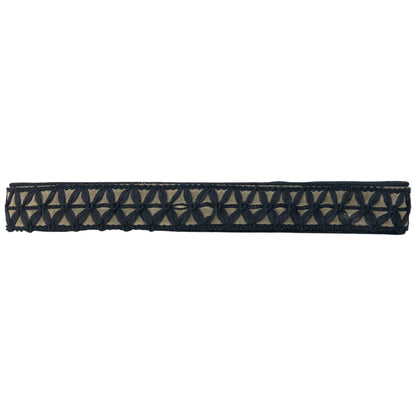 Vintage 80s Saint Laurent Braided Belt Size W26 | O/S, Black