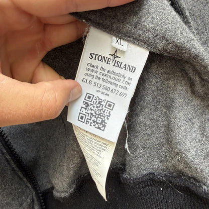 Stone Island Melange Wool Poly Jacket (L) | Large, Grey
