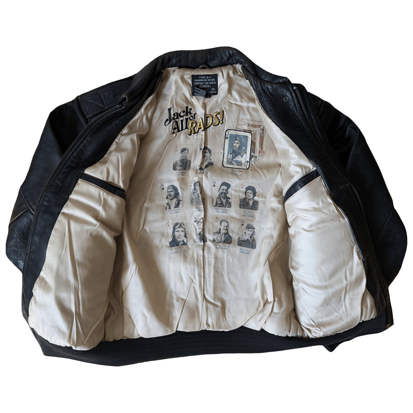 Avirex 'Visibility Perfect' 1988 A2 Leather Flight Jacket - S /M | S / M, Red