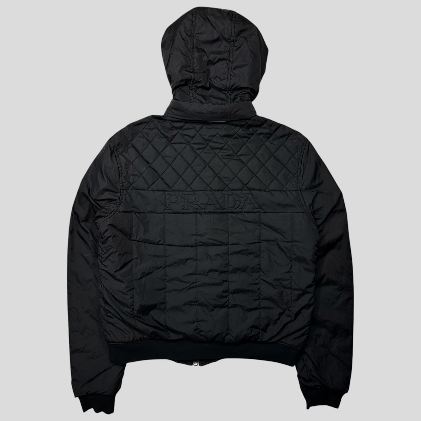Prada Sport 2011 Reversible Big Spellout Logo Technical Jacket - M