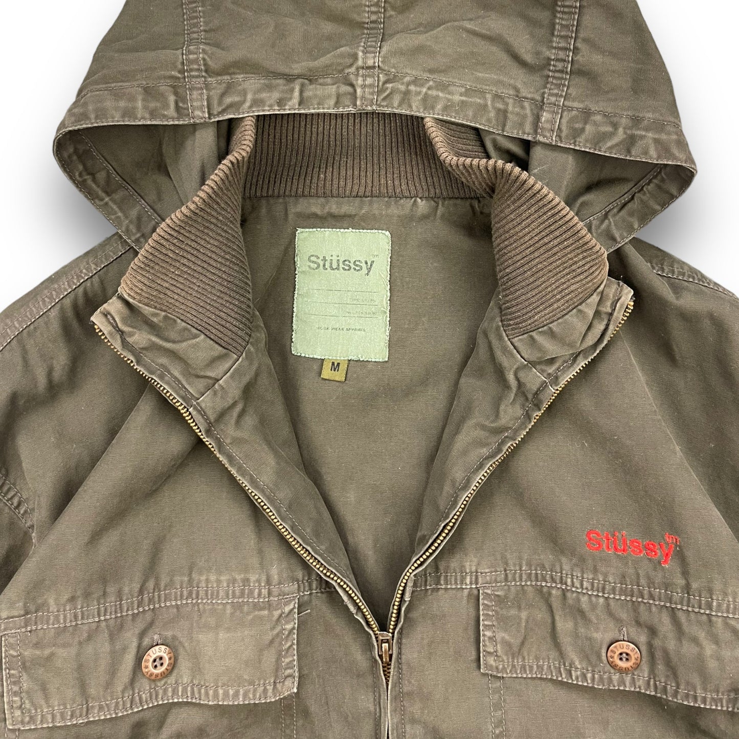 2000's Stussy Work Wear Jacket (M) | Default Title, Green