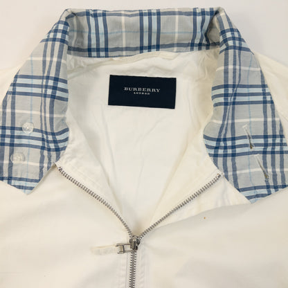 Vintage 2000s Burberry Zip Up Jacket Size M | Medium, White