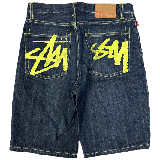 Stüssy Jorts With Yellow Print ( W30 )