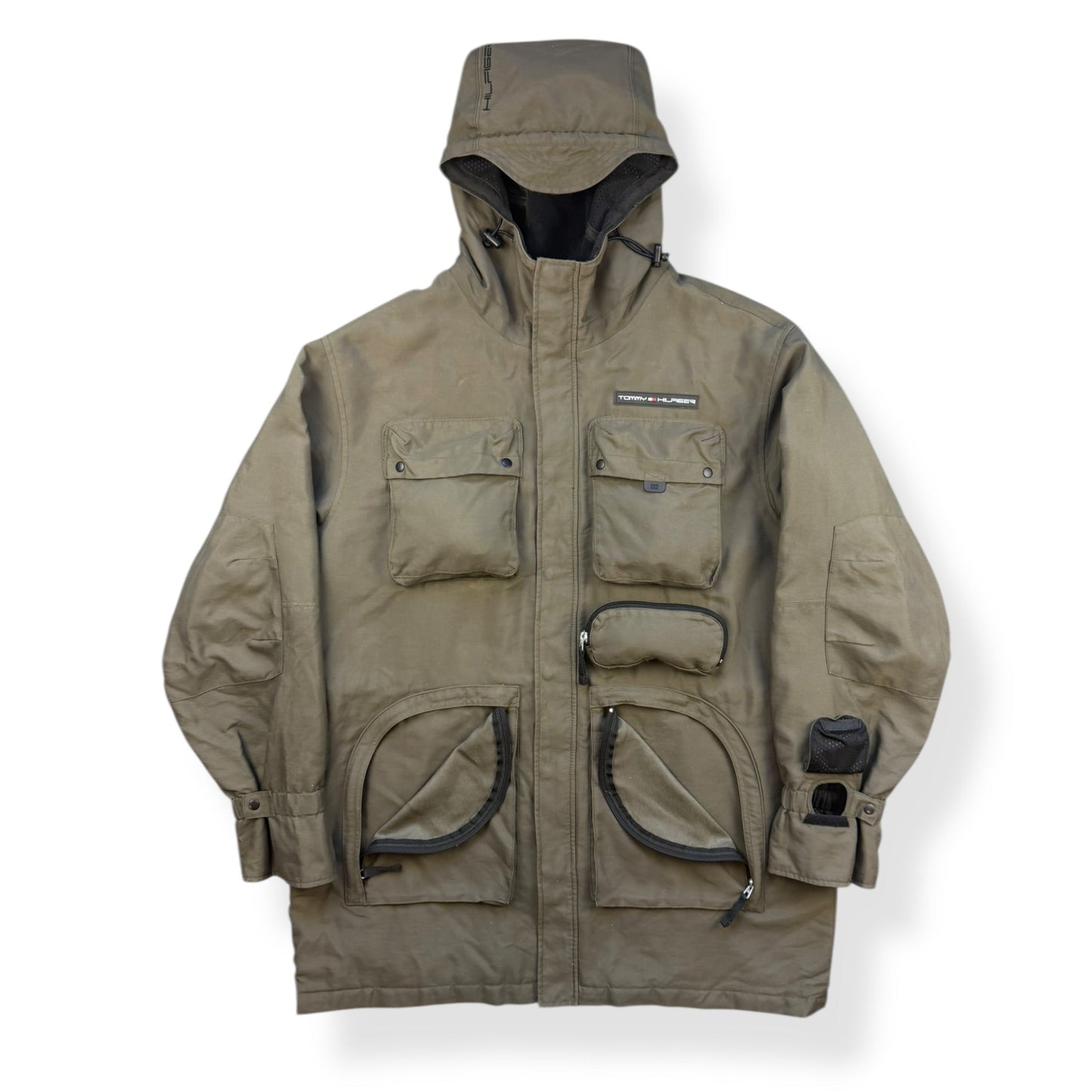 2000's Tommy Hilfiger 'Urban Survival Parka' (L) | Default Title, Olive