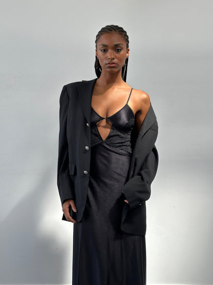 Yves Saint Laurent Pour Homme 1990s Pure Wool Bespoke Button Blazer - 36R/M