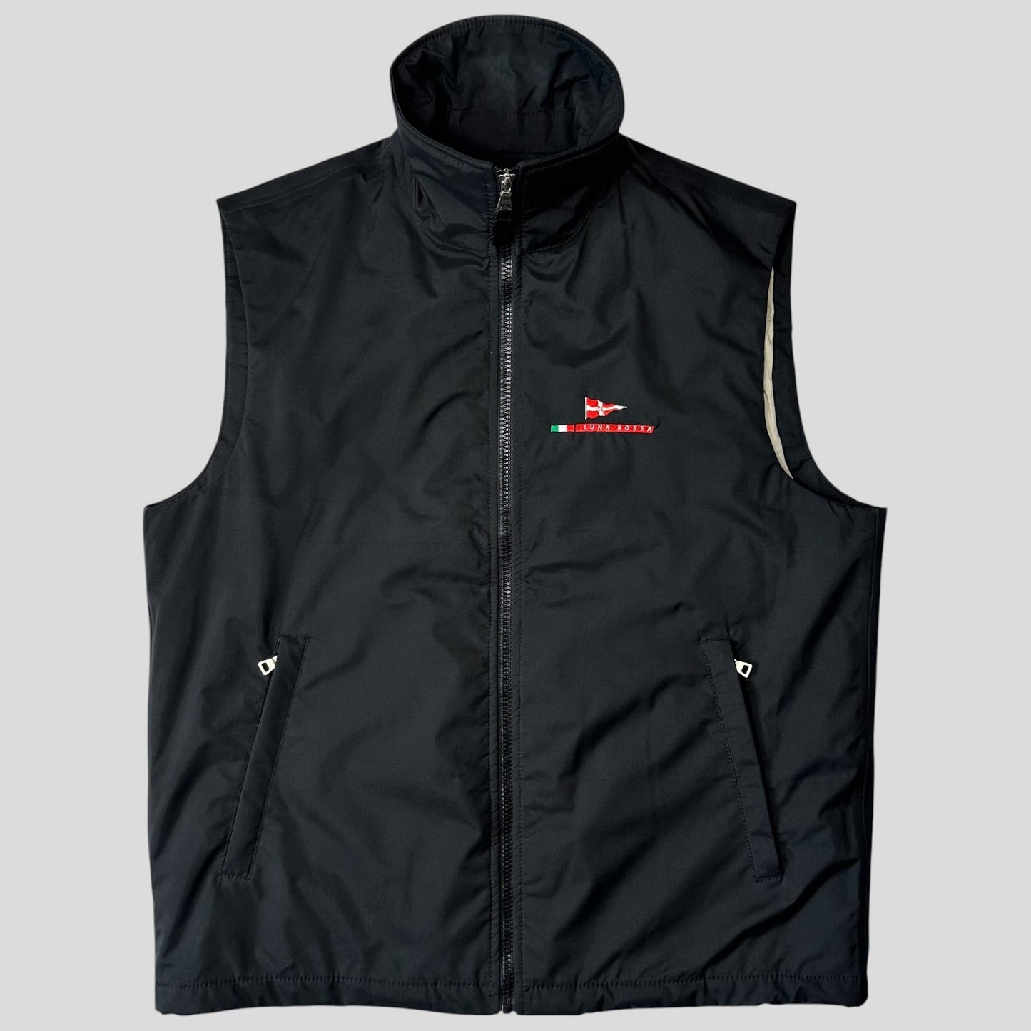 Prada Luna Rossa 00’s Goretex Padded Sailing Gilet Jacket - IT54 | Default Title, Black