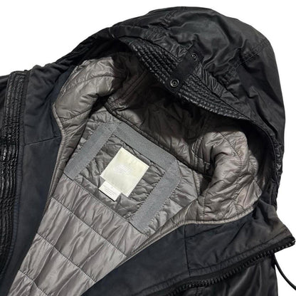 Stone Island Mussola Gommata Nylon Metal Jacket | Small, Black
