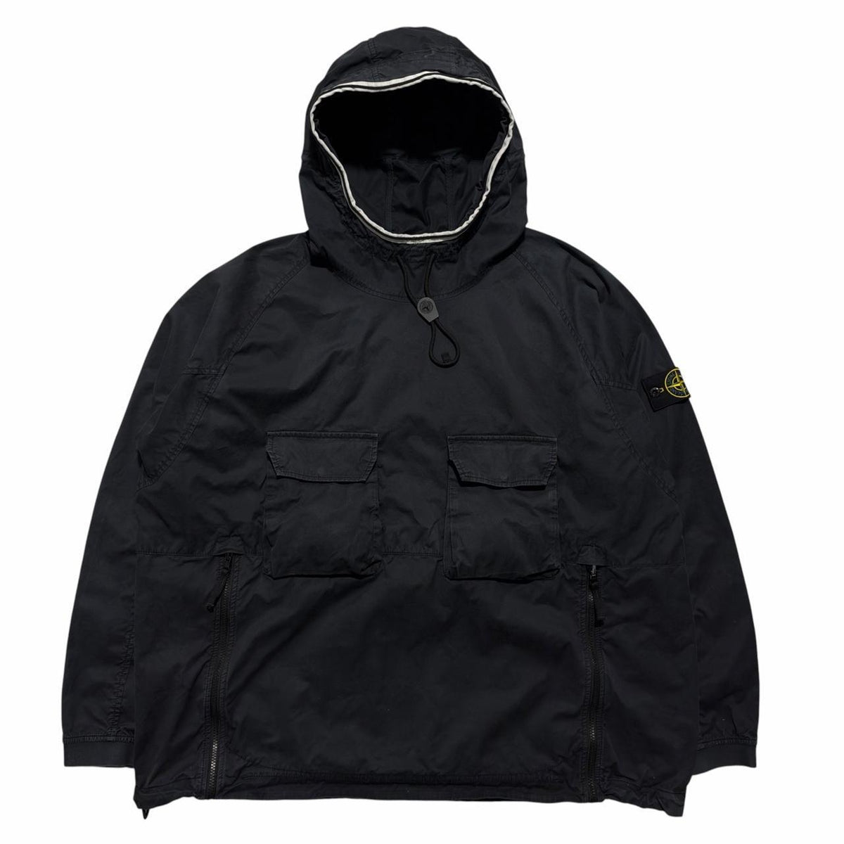 Stone Island Supima Pullover Smock | XXXL, Black
