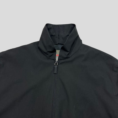 Prada Sport FW99 Prototype Goretex Mock Neck Harrington Jacket - IT48 (L) | Large, Black