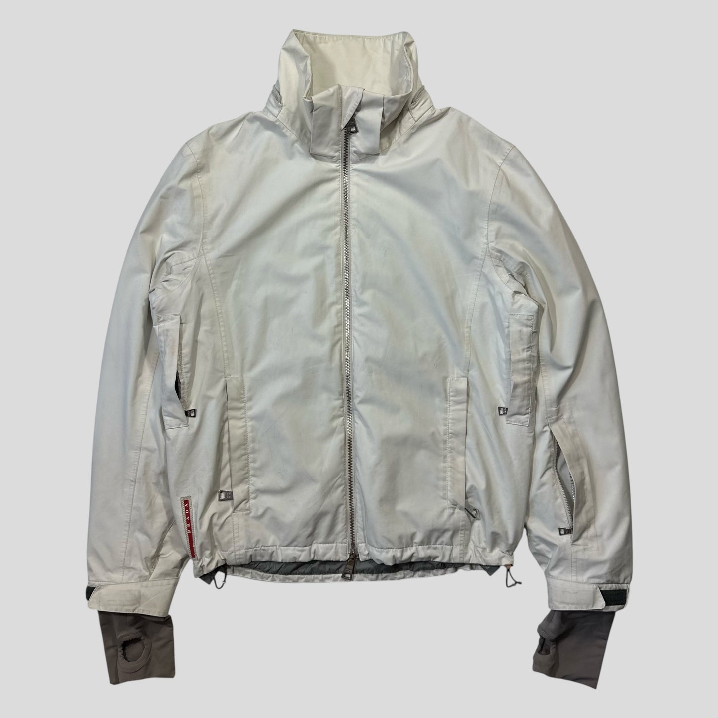 Prada Sport 2010 SAMPLE Ultra Technical Goretex Ventilated Stash Pocket Jacket - M/L | Default Title, Red