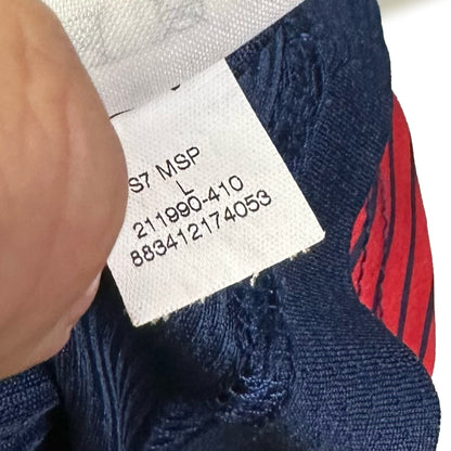 Nike Barcelona 2006/07 Training Shirt In Navy & Red ( L )