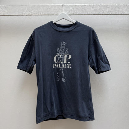 CP Company x Palace Logo T-shirt (S) | Small, Blue