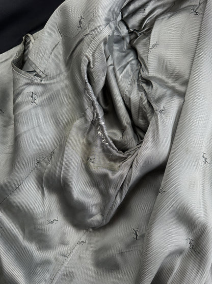 Yves Saint Laurent Pour Homme 1990s Pure Wool Bespoke Button Blazer - 42R/XL