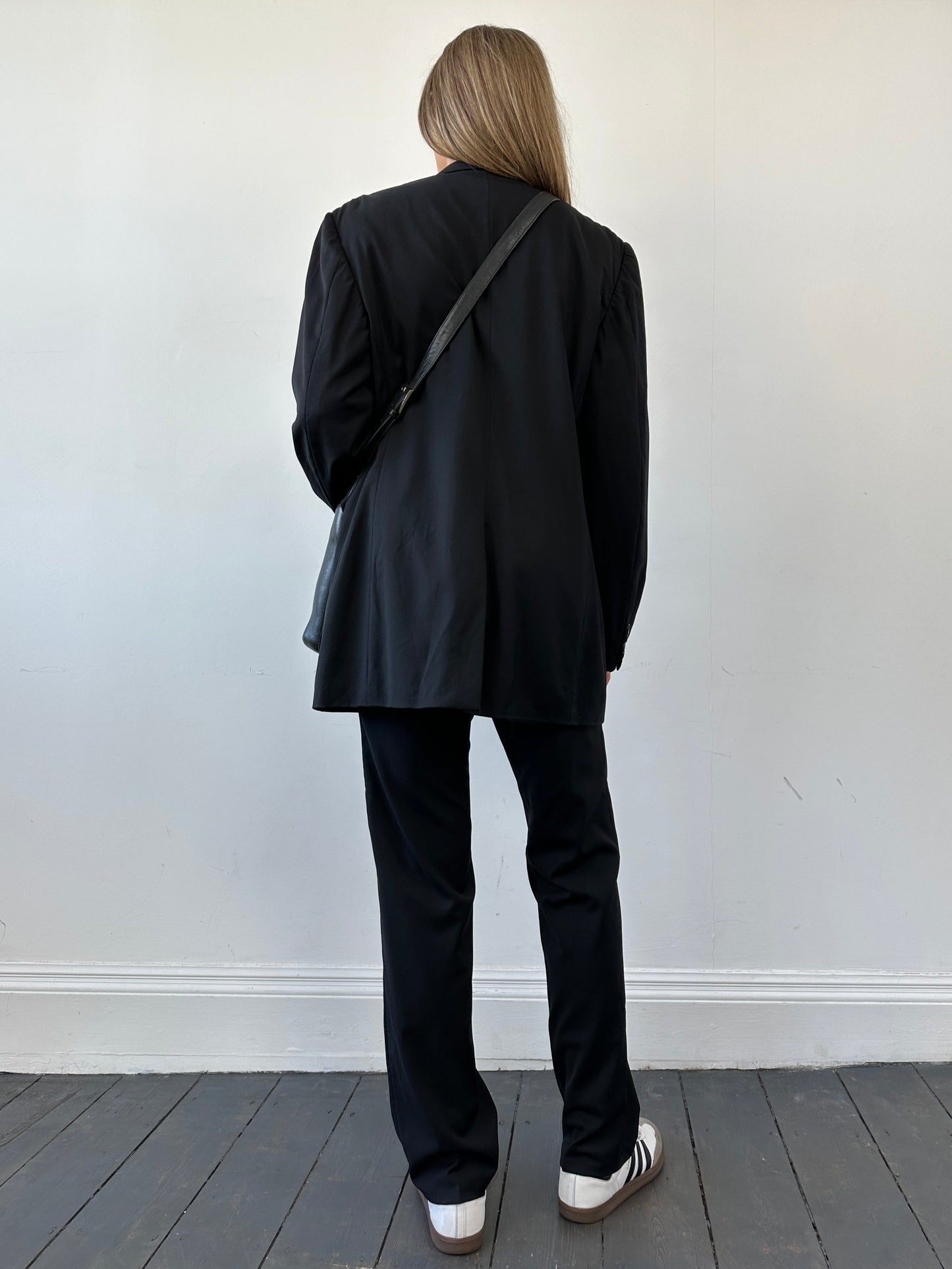 Prada Virgin Wool Mid Rise Single Breasted Suit - 40L/W28