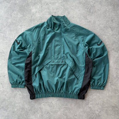 Nike Air RARE 1990s 1/4 zip lightweight spellout shell jacket (L)