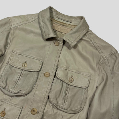 Neil Barrett 00’s Brad Pitt Leather Multipocket Moto Jacket - XS/S | Default Title, Multicoloured