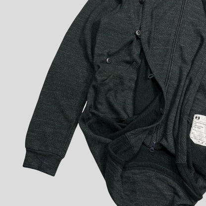 Final Home 00’s 2 in 1 Survival Cardigan Hoodie - S/M