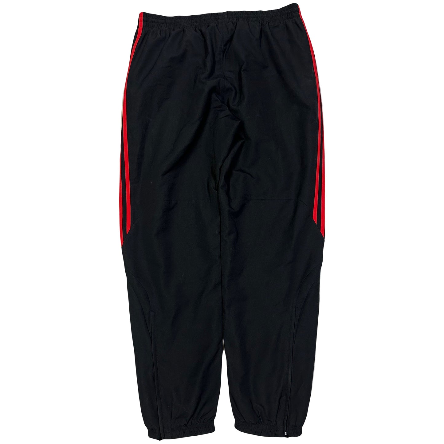 Adidas AC Milan 2008/09 Bain Tracksuit Bottoms In Black & Red ( M )