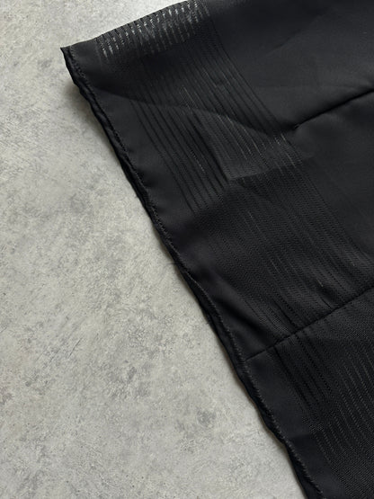 Vintage 1990s Sheer Stripe Panel Top - M