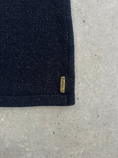 Armani Jeans 2000s Wool Knitted Logo Jumper - M