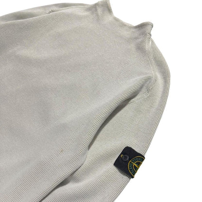Stone Island Spring/Summer 2002 Ribbed Crewneck | XL, Beige