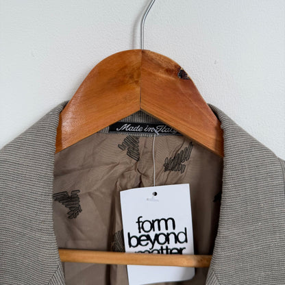1980s emporio armani lined blazer | O/S, Taupe
