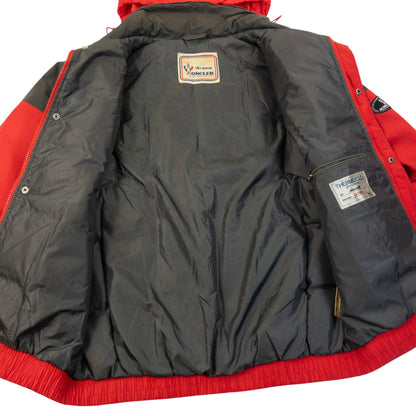Vintage 90s Moncler Zip Up Padded Jacket Size M | Medium, Grey