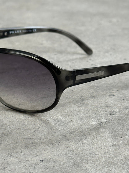 Prada 2000s Wraparound Shield Sunglasses