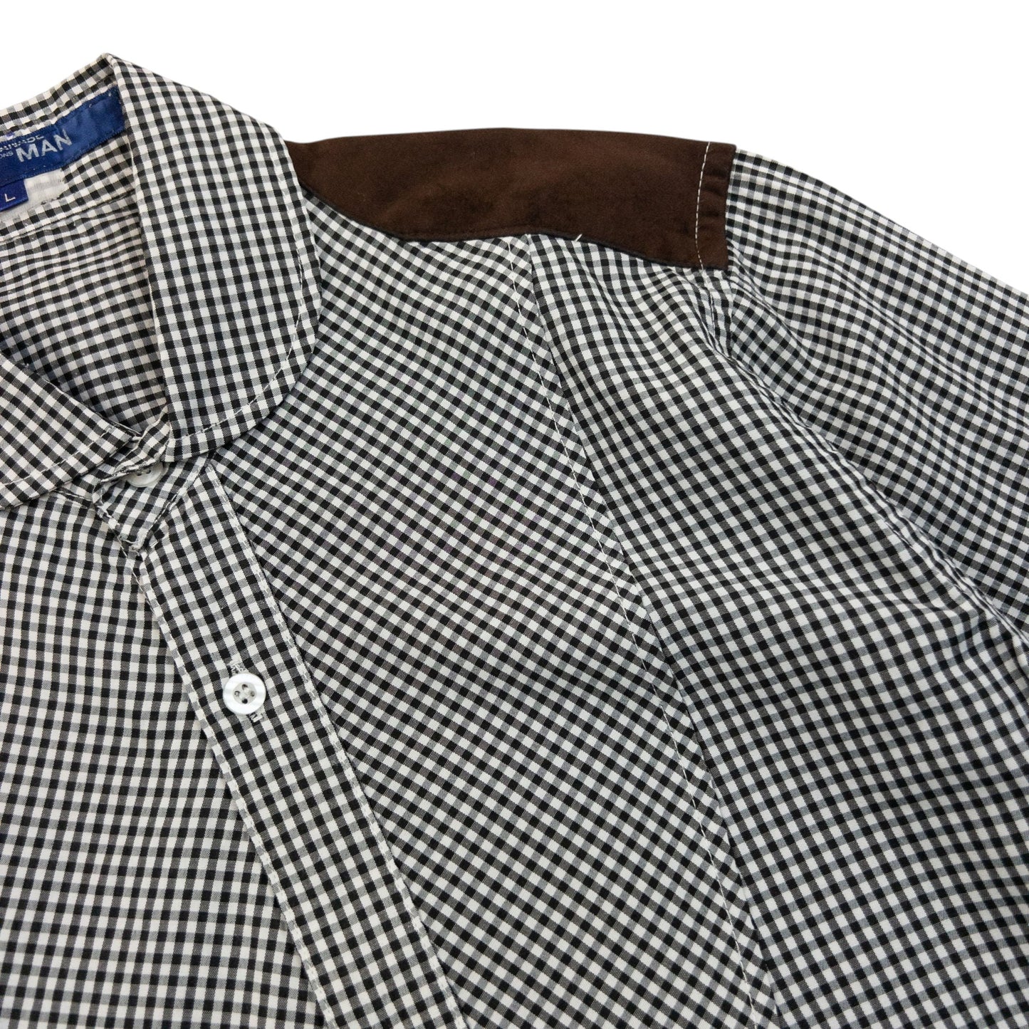 Vintage 2000s Junya Watanabe X Comme Des Garçons MAN Button Up Shirt Size S | Small, Multicoloured