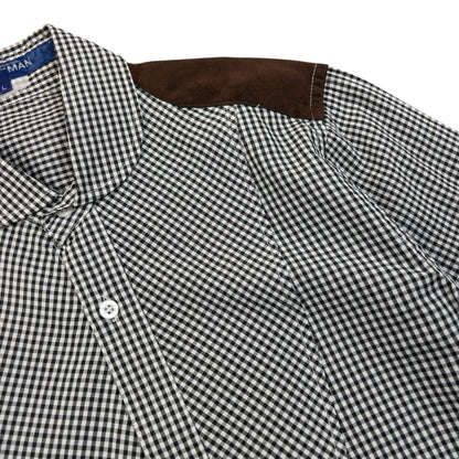 Vintage 2000s Junya Watanabe X Comme Des Garçons MAN Button Up Shirt Size S | Small, Multicoloured