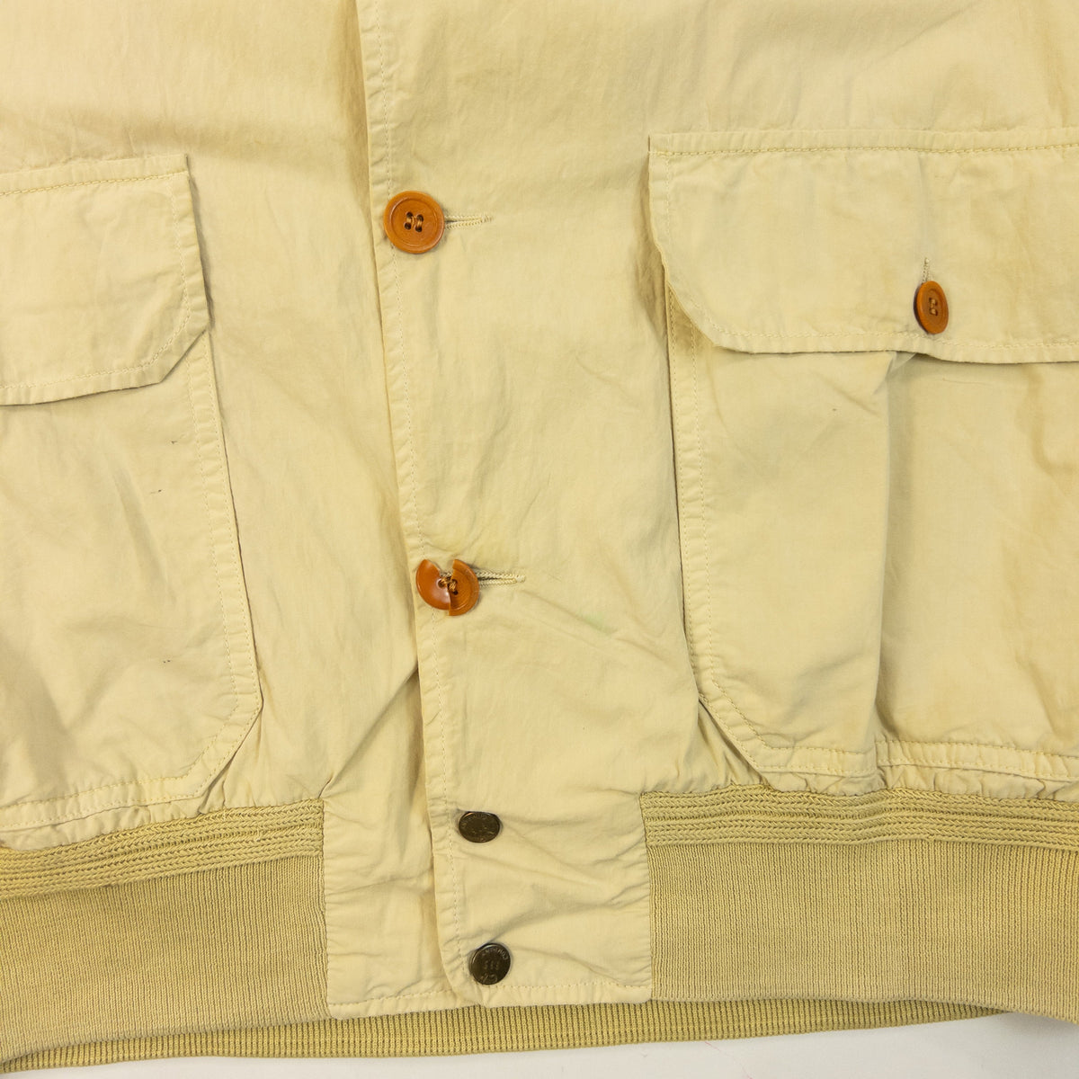 Vintage 1994 CP Company Flight Button Up Jacket Size S | Small, Cream