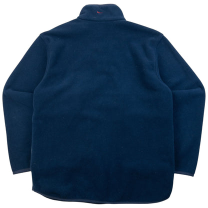 Vintage 2000s Nike Q Zip Fleece Jacket Size M | Medium, Navy
