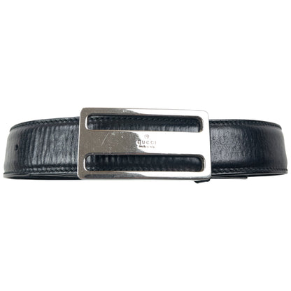 Vintage 2000s Gucci Leather Belt Size S | O/S, Black