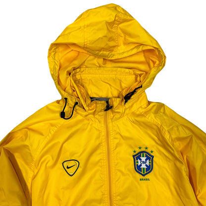 Nike Brazil 2001 Tracksuit In Yellow & Navy ( M )