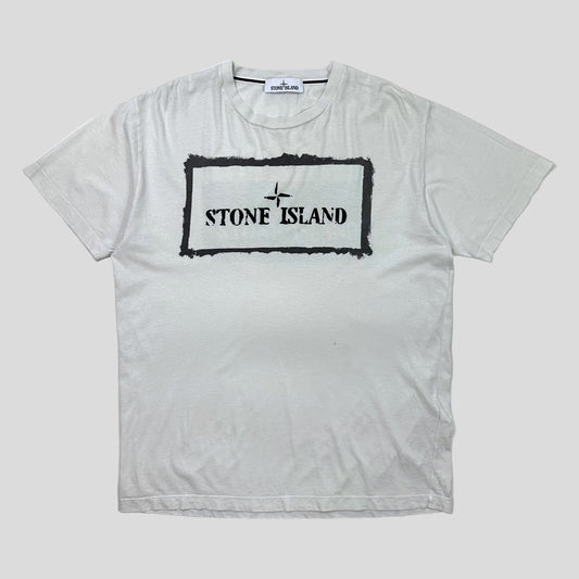 Stone Island SS21 Double Print Logo T-shirt - XL