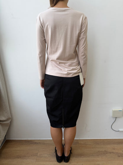 Prada Sport 2007 Virgin Wool Technical Skirt | Medium, Black