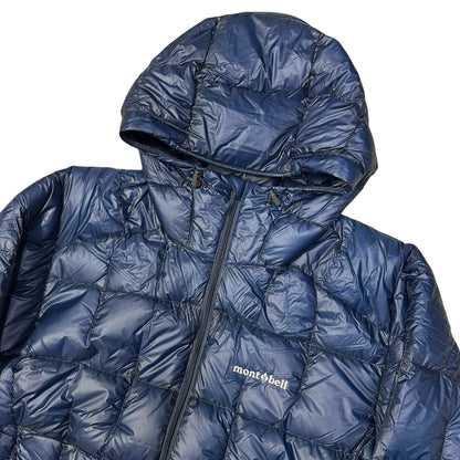 Montbell Plasma 1000 Alpine Down Parka Puffer Jacket In Navy Blue ( L )