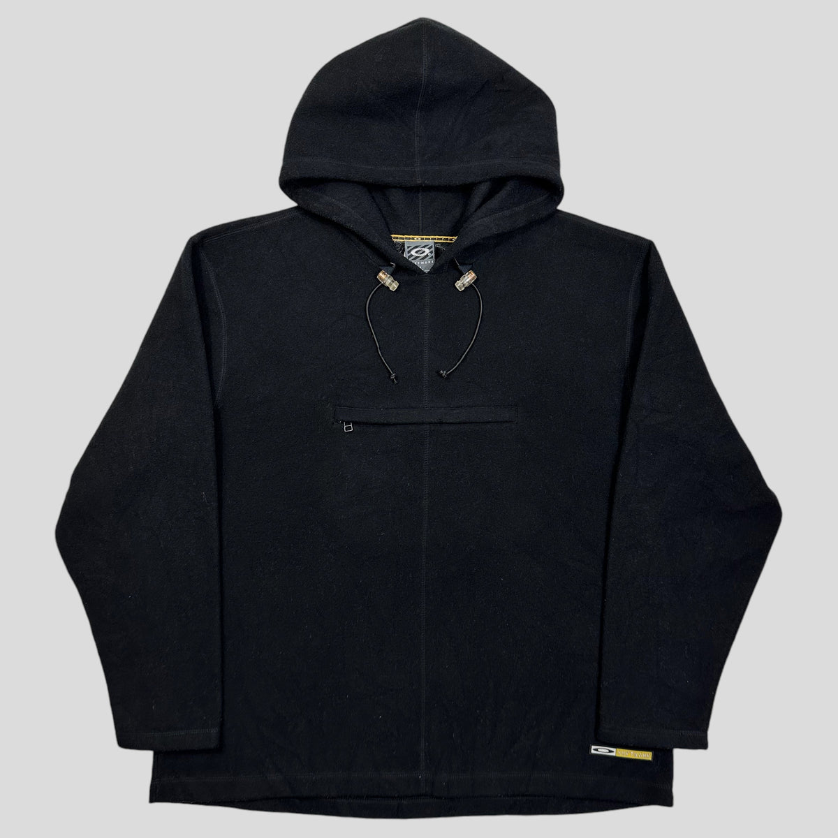 Oakley Software 00’s Fleece Pocket Smock Pullover - L (XL) | XL, Black