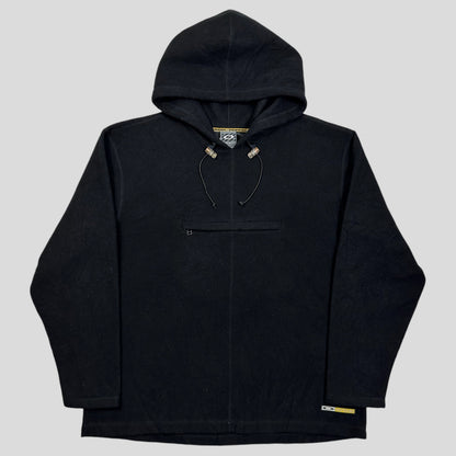 Oakley Software 00’s Fleece Pocket Smock Pullover - L (XL) | XL, Black
