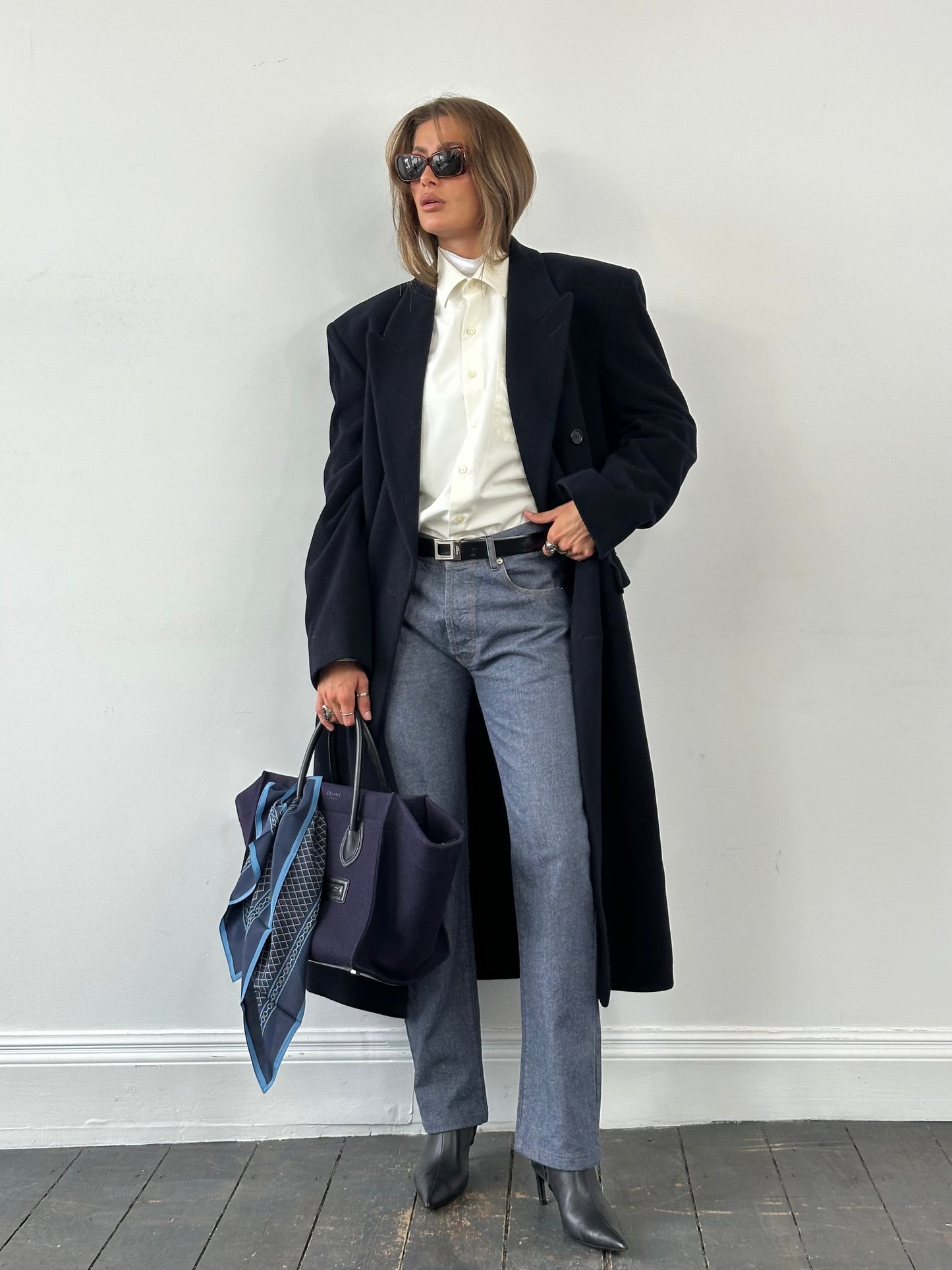 Fiorucci 1990s “Safety Jean” High Waisted Straight Leg Denim Jeans - W32