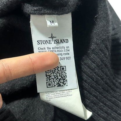 Stone Island 1/4 Button Up Zip Knit Jumper