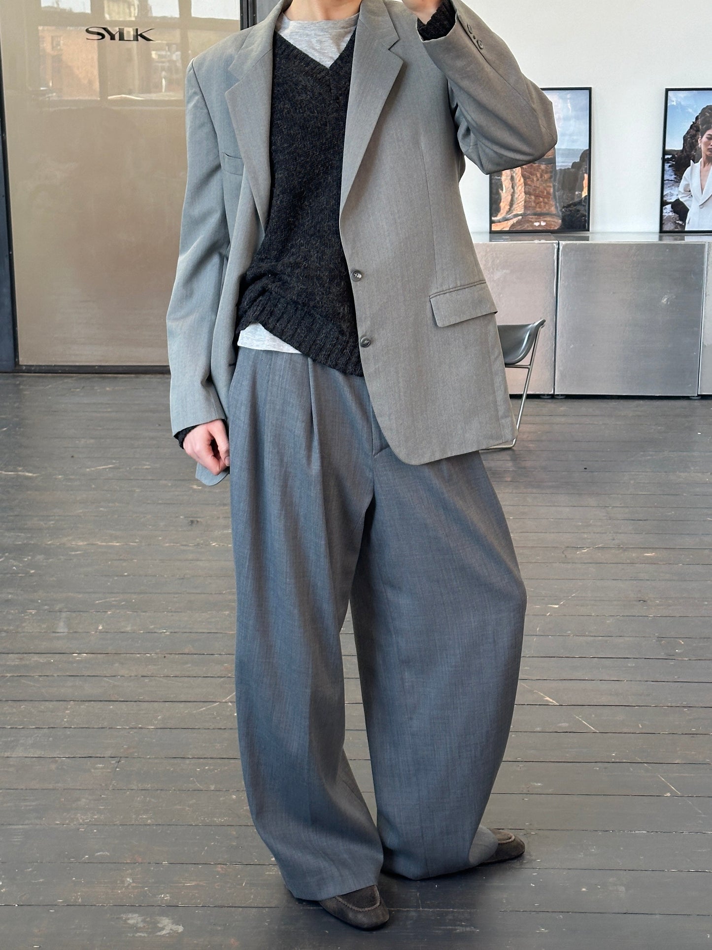 Yves Saint Laurent 1990s Pure Wool Single Breasted Blazer - 40R/L