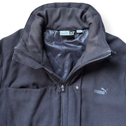 2004 Puma Mostro Wool Long Jacket  (XL) | Default Title, Black