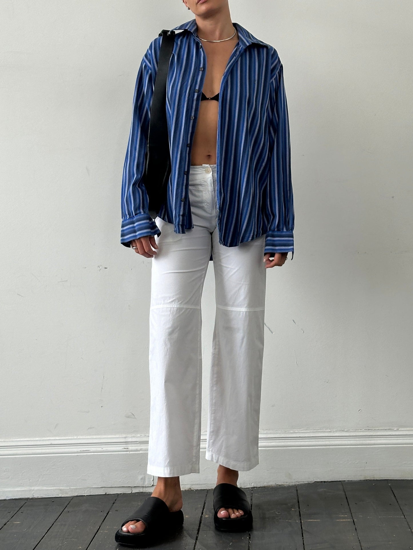 Max Mara Weekend Cotton Cargo Low Waist Trousers - W28