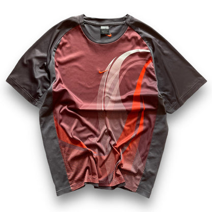 Nike Graphic T-Shirt Brown/Orange (L) | Default Title, Brown