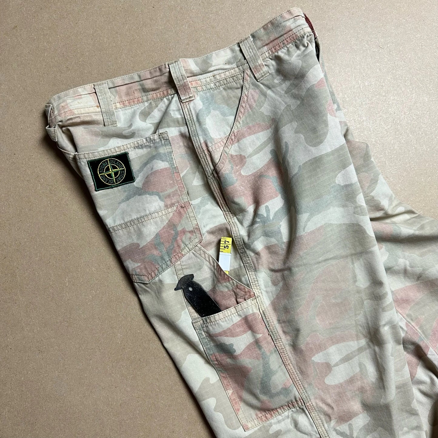 S/S1990 Ripstop Cotton Ice Camo Work Pants