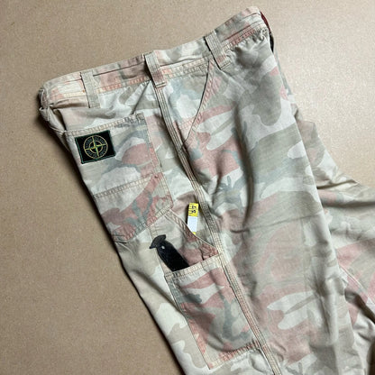 S/S1990 Ripstop Cotton Ice Camo Work Pants